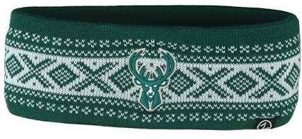 Milwaukee Bucks NBA Offiziell Lizenziertes Strickstirnband Nordic