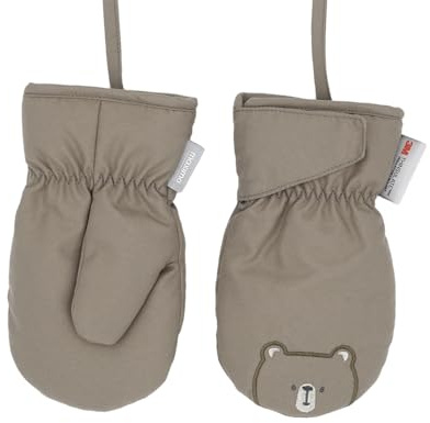 maximo MINI BOY-Thermofausthandschuhe Bär Daumen, Klettverschluß