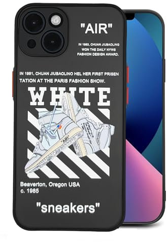 UIOREJXCAS Schutzhülle für iPhone 15, stoßfest, Basketball-Sneaker-Design, cooles iPhone 15, weiches Silikon, Schutz für Männer, Frauen, Jungen, Mädchen, 15,5 cm (6,1 Zoll)