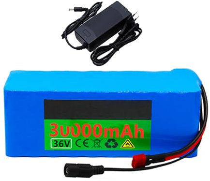 Batterie au lithium 36 V 30 Ah pour vélo électrique pliable, étanche, amovible, avec chargeur, pour moteur de vélo 500 W XT60