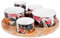 Table Passion - Service apéritif 6 pièces Taiana 31 cm