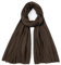 Van Der Rich ® - Einfarbiger Schal Weiche Stola 68cm*170cm - Damen (30-Schokolade)