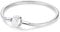 XWN Snake Chain Bracelet, 925 Sterling Silver Round Clasp Charm Silver Bracelet Jewelry Gift, Suitable for European Charms, Ideal for Women and Girls-White rose