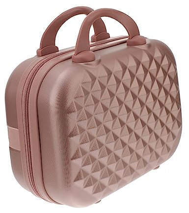 WEKADRIN De Maquillage Portable avec Poignée Trousse De Rangement Élégante pour Cosmétiques Organisateur De Voyage Pratique Vanity Capacité Idéale pour Produits De Beauté Au