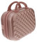 WEKADRIN De Maquillage Portable avec Poignée Trousse De Rangement Élégante pour Cosmétiques Organisateur De Voyage Pratique Vanity Capacité Idéale pour Produits De Beauté Au
