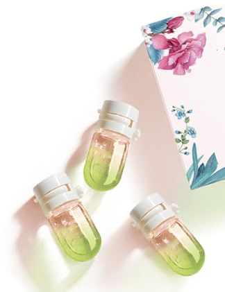 Parfüm & Haaröl 2-in-1 – Avocado & Kamelie – Pflege für krauses Haar,Mini-Parfümöl für Damen,alle Hauttypen,Parfümöl für trockenes, strapaziertes Haar (1.5ml, Frischer, blumiger und fruchtiger Ton)