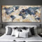 Diamond Painting Karte Welt Diamond Painting Erwachsene, 5D Diamant Painting Bilder Crystal Embroidery, Daiments Painting Basteln Erwachsene, DIY Diamant Painting Artdot für Wand Décor 25x55 cm q377
