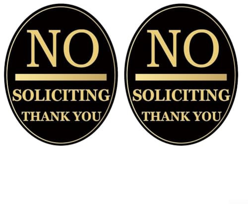 Letreros acrílicos para puerta, paquete de 2 letreros de recordatorio amistoso para el hogar