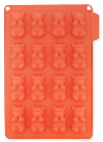 CÉCOA • Moule Silicone Oursons 5 cm • 16 Cavités • Guimauve, Chocolat, Gâteau • Sans BPA • Anti-Adhésif • -40°C à +230°C • Moule Gâteau, DIY, Pâtisserie Maison, Bonbons, Enfants, Anniversaire