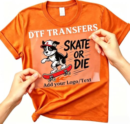 Custom DTF Transfer – Personalized Iron-On Stickers for Clothes, 2-10 Inch | Upload Photo, Kids' Names or Family Logo, DIY Gift for T-Shirt Apron Tote