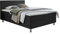 Atlantic Home Collection EDISON Boxbett, Liegefläche 140 x 200 cm, Härtegrad H2, inklusive Topper, anthrazit-schwarz