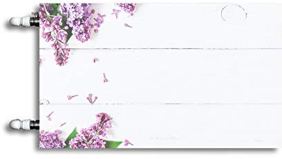 XOF Magnet Heizkörperabdeckung, Heizkörperverkleidung - Pinke Blumen