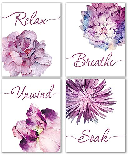 Wanddekoration, für Badezimmer, Schlafzimmer, Büro, Korridor, Dekoration, Poster, Wand, Badezimmer, Spind, Heimdekoration, Spa, Frau, Mädchen, Kunst, Gemälde, 20.3 x 25.4 cm, ungerahmt