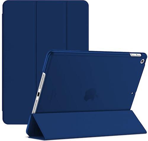 Custodia sottile con supporto magnetico per Apple iPad Mini 1/2/3 Smart Case con funzione automatica di accensione/spegnimento magnetico (blu)