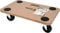 Rollbrett Möbelroller Transportroller Flach Holz bis 200kg, Ausführung:50x30mm 200kg, Schwarzen