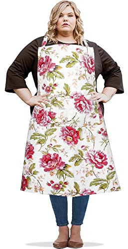 SANFERGE 2er Pack Einhorn-Schmetterlings-Schürzen für Damen – Wasserdicht, verstellbar, mit Taschen - Perfekt zum Kochen, Gärtnern, Grillen, Malen