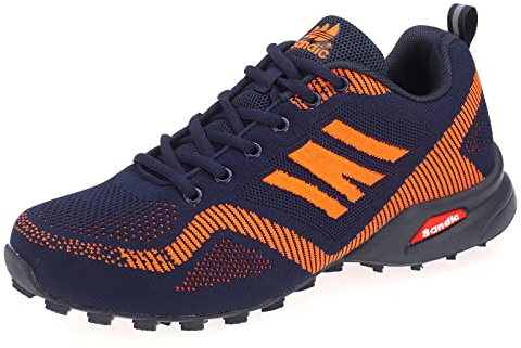 Dvina Hochwertige Sneaker Sportschuhe in Neon-Farbe - Perfekt für Lauf- und Trekking-Abenteuer sowie Freizeitaktivitäten - Bequeme Schnürschuhe mit Runners-Design Halt SD2053