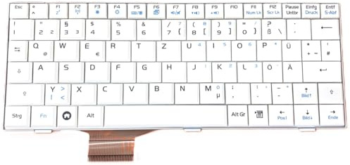 T-ProTek DE - Weiß Tastatur Keyboard kompatibel für Asus Eee PC 700, 701 4G, 701, 701sd