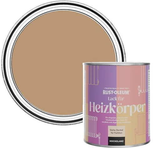 Rust-Oleum Orange Heat Resistant Radiator Paint in Gloss Finish - Fired Clay 750ml