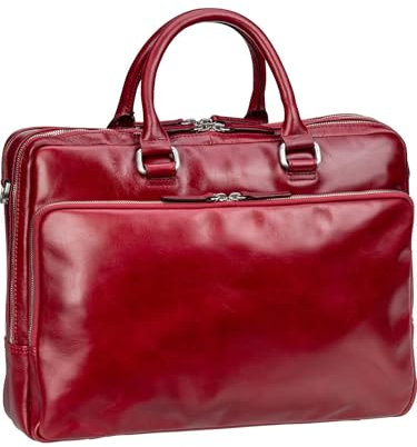 LEONHARD HEYDEN Cambridge Zipped Briefcase 2 Compartments L Red