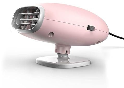 HDAKDDHG Car Heater,Rotatable 12V 150W Portable Fan 2 in 1 Fast Heater & Cooler Function Defrosting Electric Heater Fan with Cigarette Lighter Plug