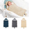 Schlafsack Baby Winter Wickeldecke Universal Strick Einschlagdecke mit Plüschfutter Babyschlafsack Extra Warm Fußsack Weich Babydecke Säuglinge Kuschelsack für Kinderwagen Buggy Kinderbett Beige