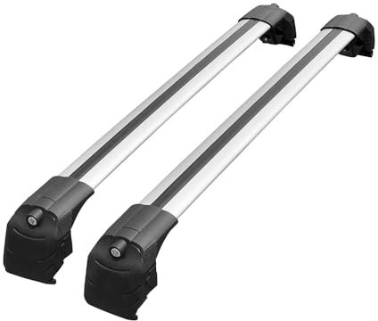 Auto Dachträger für Dacia Lodgy 2012-2022,Aluminium Relingträger Gepackträger Dachgepäckablage Dach-Querstangenhalter Auto Zubehör