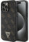 Guess GUHCP15XPG4GPK Hülle für iPhone 15 Pro Max 6.7 Schwarz hardcase 4G Triangle Metal Logo