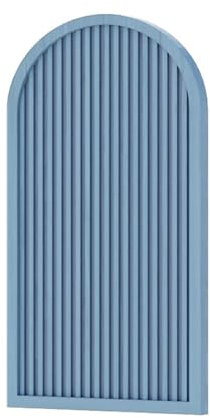 LVLDAWA Sichtschutz Für Den Außenbereich, Freistehende Dekorative Sichtschutzplatten Mit Ständer, Dekorative Zaunpaneele Aus Holz Für 90% Sichtblockaden Außenbereich (Farbe : A-Blue, Größe : 90x120