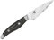 KAI Shun Nagare Black Coltello da ufficio 9 cm lunghezza lama - 72 strati di acciaio damasco VG 2 & VG 10 lama a doppio nucleo - Pakkawood nero - Fatto a mano in Giappone - Coltello da verdure