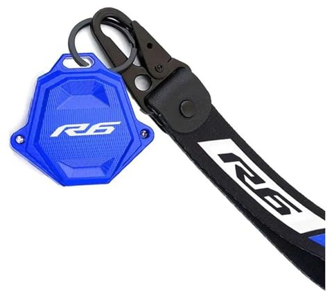 Motorräder Schlüsselhülle Schlüsselgehäuse Für YA-MAHA R6 YZF-R6 YZFR6 YZF R6S R1 R1M YZFR1 Motorrad Zubehör Dekoration Schlüssel Abdeckung Fall Shell Schlüsselring Aluminium ( Farbe : 2 , Größe : 1 )