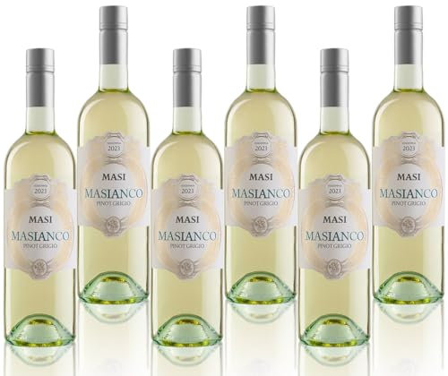 Masi MASIANCO 2023 | Pinot Grigio delle Venezie DOC | 6X750 ml | Appassimento Expertise | Confezione 6 bottiglie