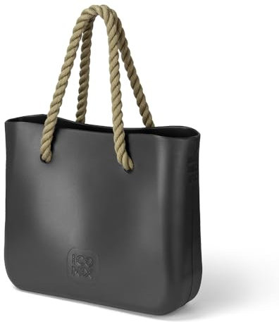 ICONIX Borsa Donna Tracolla : Eleganza e Comodità a Portata di Mano in Varie Colorazioni (Nero Corda)