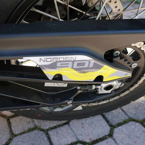 labelbike - 3D Aufkleber Dekoration und Schutz für Motorradgürtel kompatibel mit Husqvarna Norden 901 2024