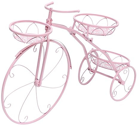 Milisten 1pezzi Portafiori Forma di Bicicletta Supporto per Piante Multi- per Decorazione Interna
