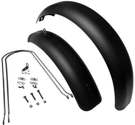 AOLUOER Fahrrad-Schutzblech, Fahrrad-Schutzblech for 20 Zoll x 5,0 Zoll breite Mountainbikes