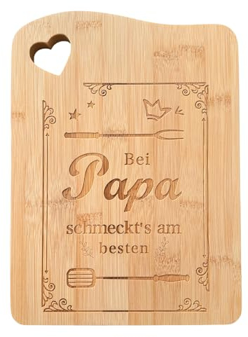 Graviertes Bambus Schneidebrett, Holzschneidebrett, Geburtstagsgeschenk für Papa, Vatertagsgeschenk, Geschenk Papa Weihnachten
