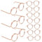 ifundom 10St Puppenzubehör Kinder Puppen Kinder ferngläser Puppenbrillen kleine ferngläser Spielzeugaccessoires Puppengläser zur Dekoration Mini-Gläser zum Basteln DIY-Puppenbrille Metall