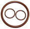 O-Ring aus braunem Fluorkautschuk, 3.5mm x 91mm x 98mm Hochtemperatur- und korrosionsbeständiger Dichtungsring