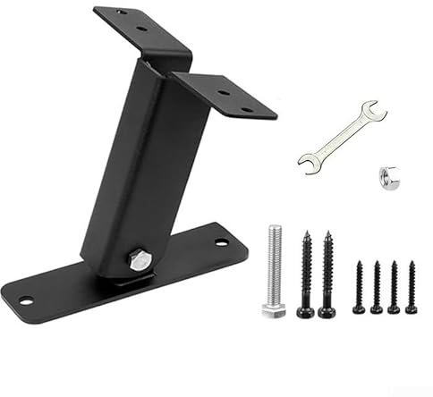 EXTRWORY Heavy Duty Roof Riser Brackets Kit, Pergola Roof Riser Beam Bracket Pergola Support Brackets,Stainless steel rattan rack For wooden patios(1 set)