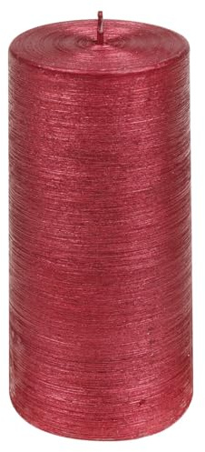 Stumpenkerzen Weihnachtskerzen Glory Rubin Rot 150/68 mm