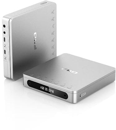 FiiO DM13 Portable CD Player with Bluetooth (Silver)