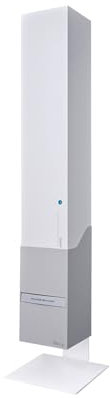 Beghelli Allergy - Purificatore d'Aria con Tecnologia UV-C e Sistema Filtrante Elettrostatico in Acciaio Inox; Elimina Polveri, Pollini, Allergeni, Fumo, Odori, Batteri, Virus, Fino 50 m2;