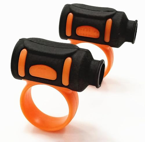 Drumstick Controller Drumstick Aids Drummer Drumstick Zubehör Drummer Drumstick Hilfen Rutschfest und Langlebig (7A/7B Schwarz-Orange)