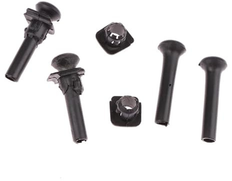 PUNICS Broches Serrure Voiture Compatible avec VW pour Golf Mk2 Mk3 2 3 pour Scirocco pour Passat B2 Boutons Traction Goupille Verrouillage Porte 191837187 Goupilles Verrouillage Serrure De Porte