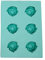 Stampo in silicone a forma di rosa, grande, per sapone e sapone, mousse, gelatina, cioccolato