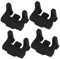 COLLBATH 4pcs Silicone Feet for Air Fryer Tray Non Slip Bumpers for Scratch Protection for Ovens Fryers High Temperature Resistant Easy to Clean Kitchen Accessories