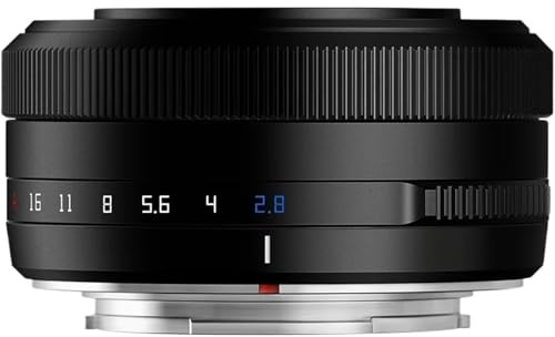 Kompatibel mit Fuji X 27mm F2.8 APS-C Autofokus Festbrennweite XF EZ Mount STM APS-C Eye Perception for XA7 XT100(E,Black)