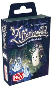 NSV - Ziffernwald (Travel), Würfelspiel - verirrt euch Nicht | Reisespiel (2-6 Personen) für unterwegs u. zuhause, ab 8 Jahren