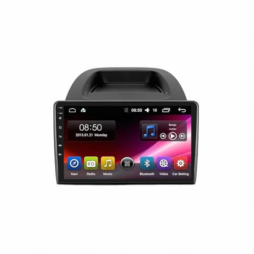 GPS Navi Navigationsgerät 2 Din für Ford EcoSport Eco Sport 2017-2021 Carplay Bildschirm für Apple/Android Auto/Airplay/Mirror Link, Wireless Touchscreen GPS, 4 Kern 2G+32G